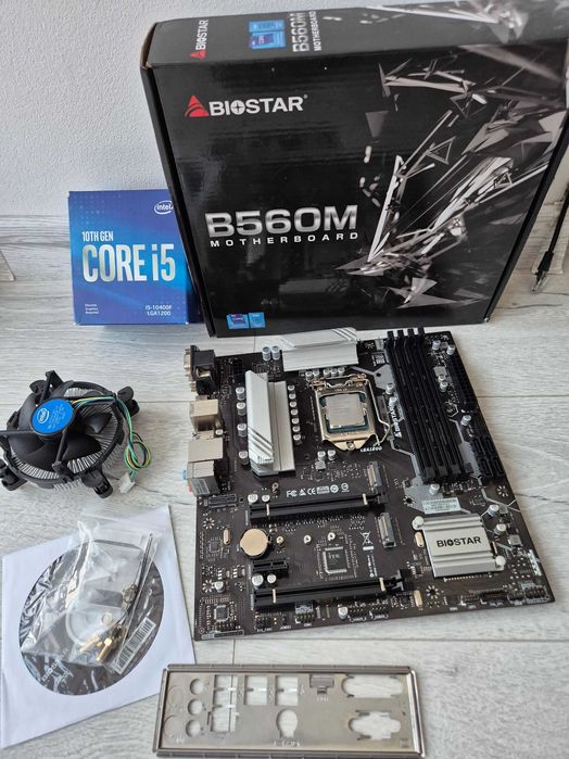 s1200 сет Intel Core-i5 10400F 4.3GHz +плата B560 + кулер. Trade-in