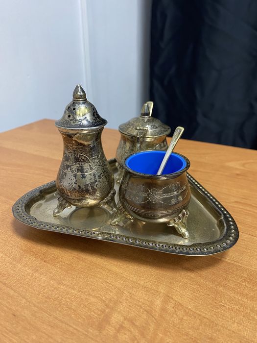 Набор посеребренный для специй E.P.N.S Англия