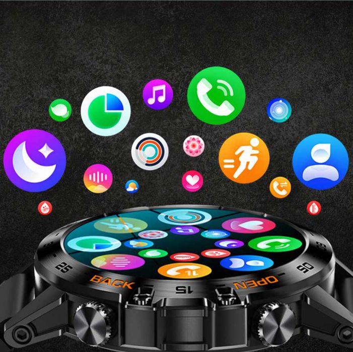 Męski Zegarek Wodoodporny SmartWatch IP68 (Gratis)