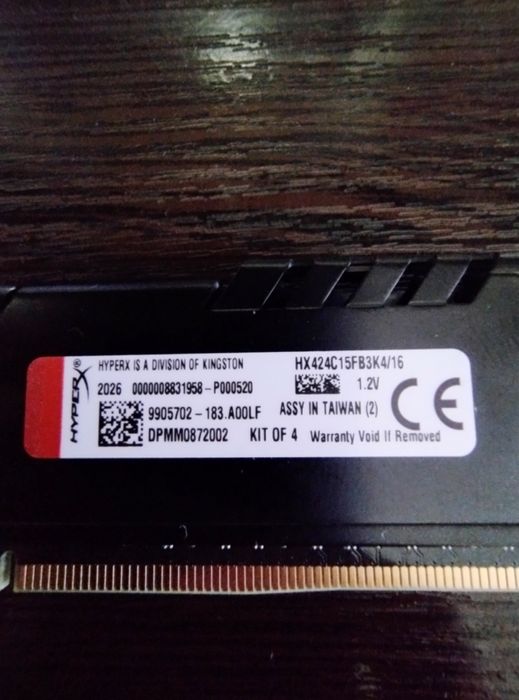 Ddr4 hyperx 8 gb