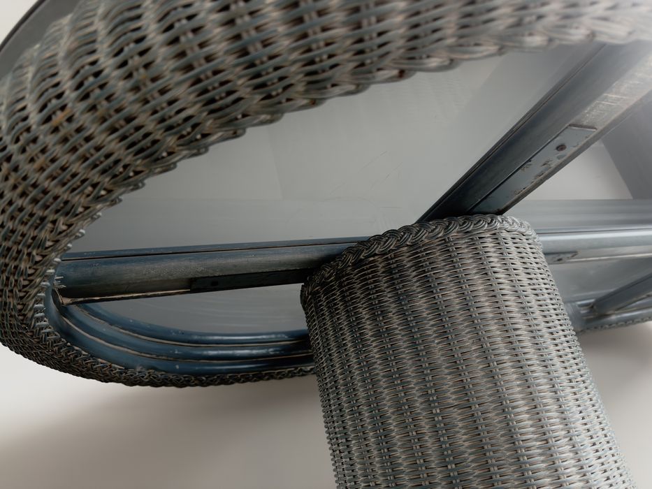 Stół ratanowy owalny