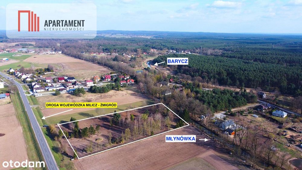 Unikat! Dolina Baryczy! Działki w Sułowie!