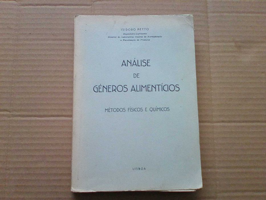 Análise de géneros alimentícios : métodos físicos e quimícos