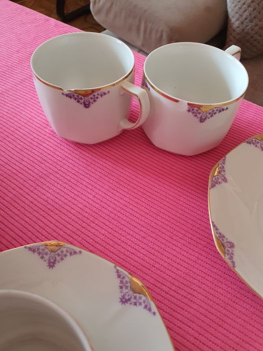 Serwis kawowy Weimar porcelanowy komplet