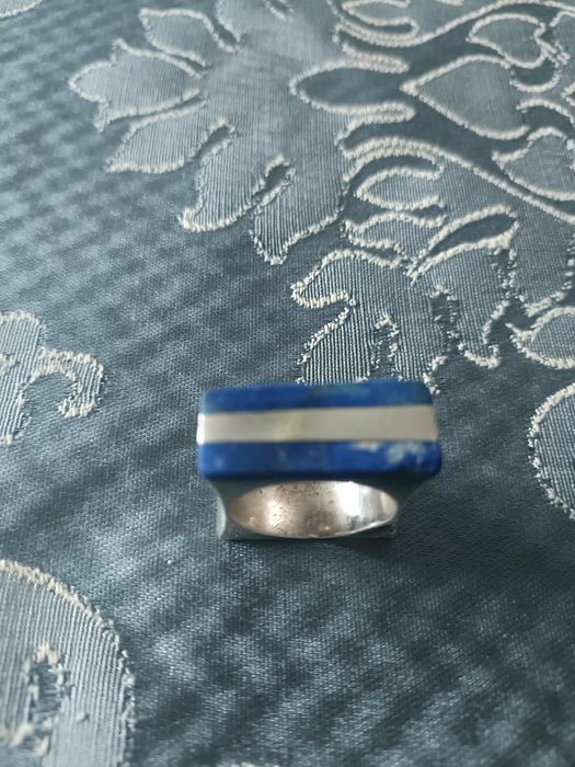 Pierścionek lapis lazuli 925