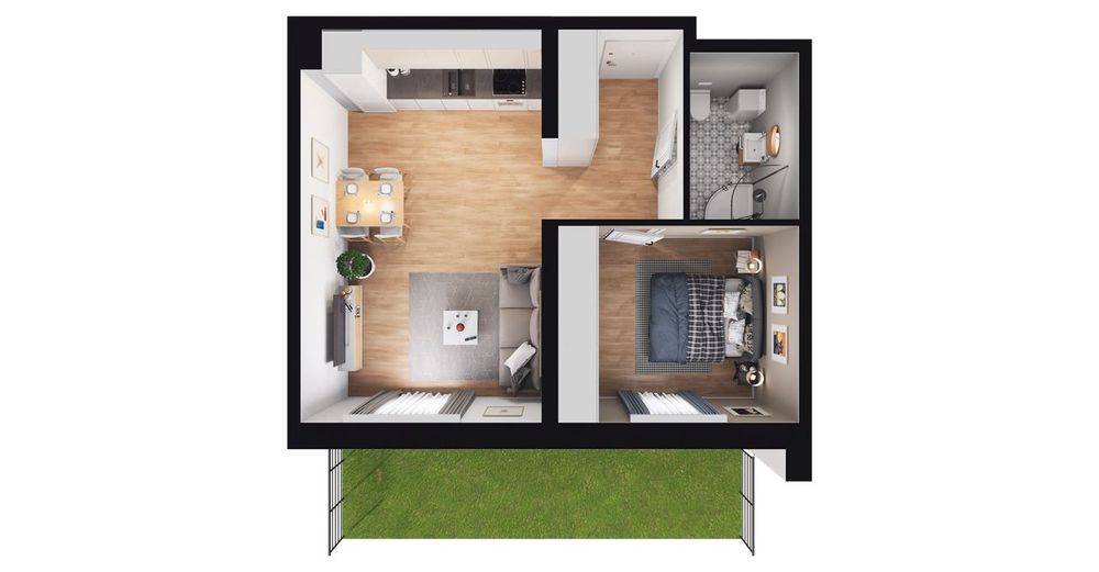 Montano | apartament 2-pok. | B4/0/8