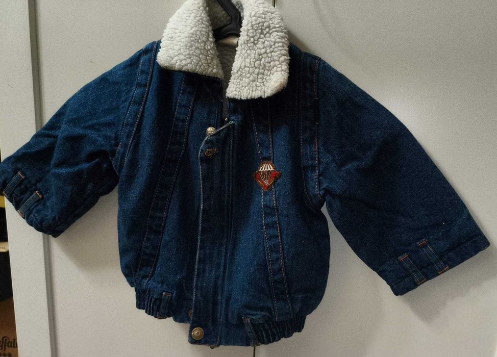 Casaco de ganga para bebe