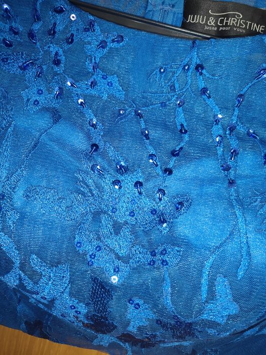 Vestido de cerimónia azul