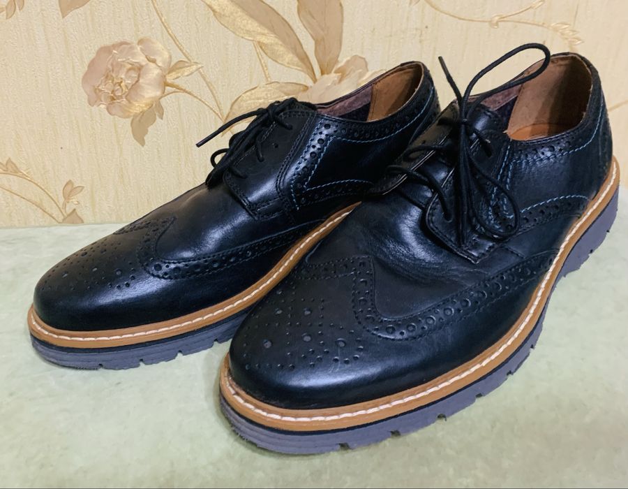 Шкіряні оксфорди Clarks 43 р. устілка 28 см.