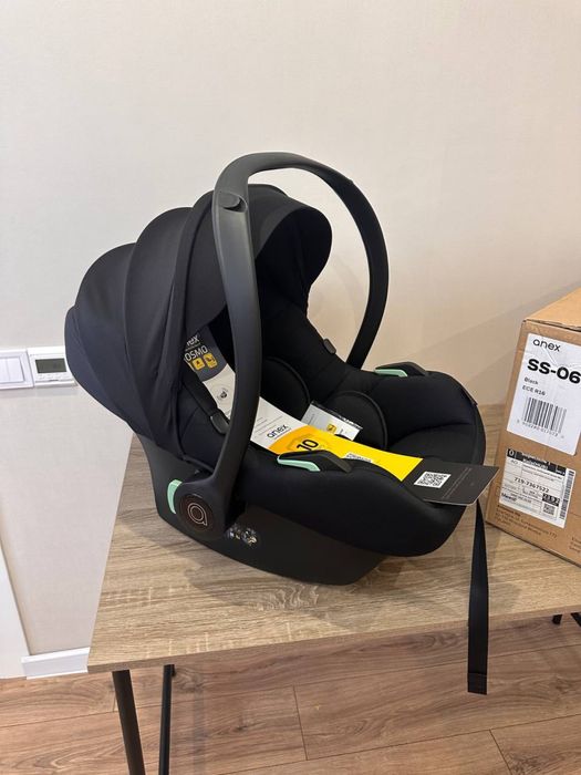 Автокрісло Anex SS-06 ECE R16 (чорне) переноска для новонародженого