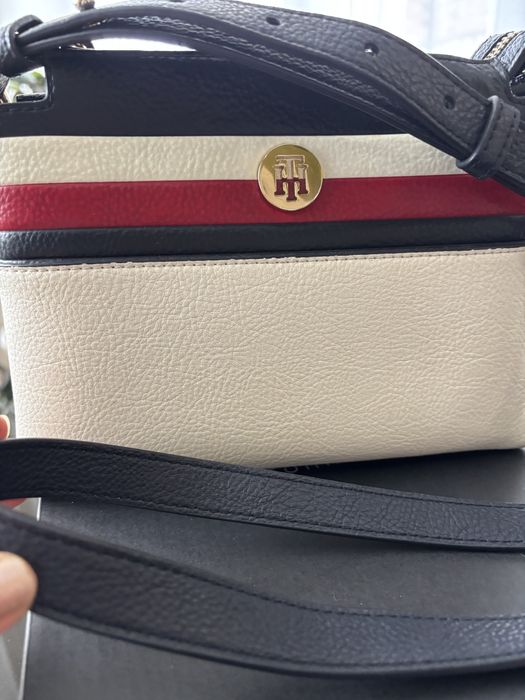 Сумка біла Томмі хілфігер