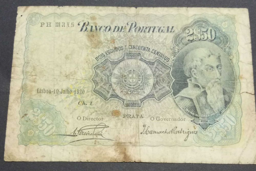 Nota de 2$50 de 1920