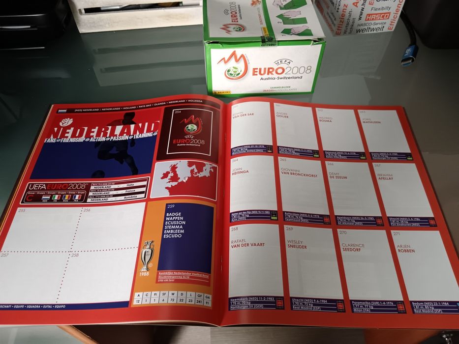 EURO 2008 - Coleção completa Panini (caderneta + cromos)