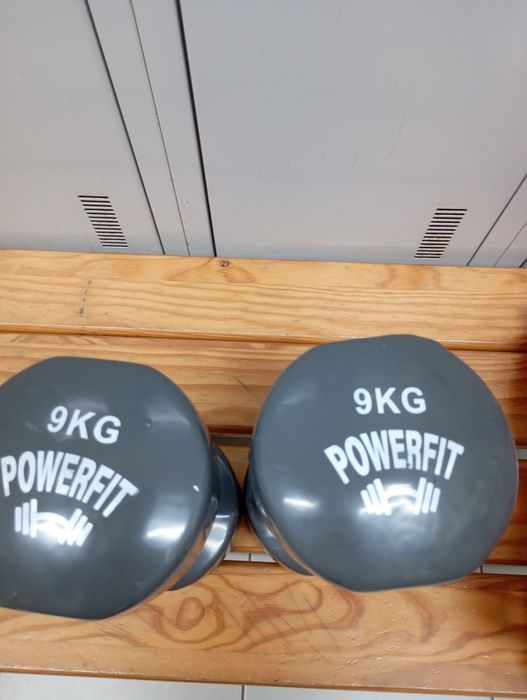 Par de halteres de 9 kg