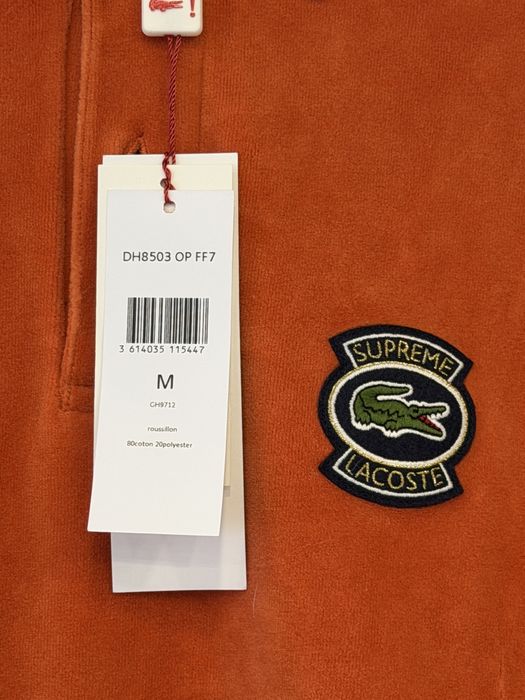 Оригінальна поло Lacoste x Supreme розмір М