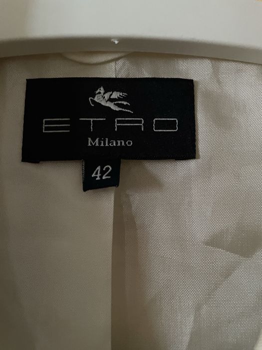 Вінтажний шовковий піджак etro