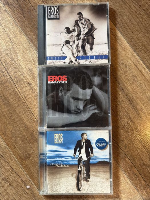 Eros Ramazzotti 3 płyty CD oryginalne stan bdb cena za komplet