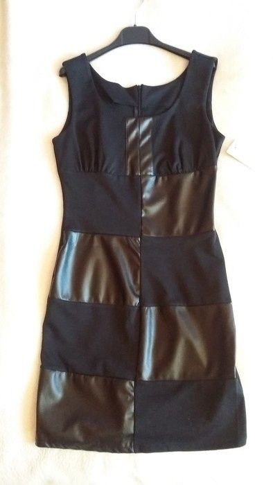 Mini sukienka M eko skóra