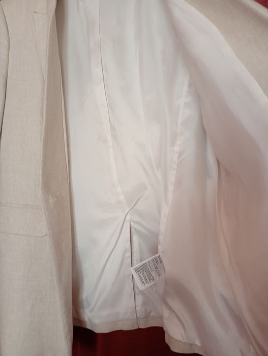 H&M Lniana marynarka beżowa nowa size M
