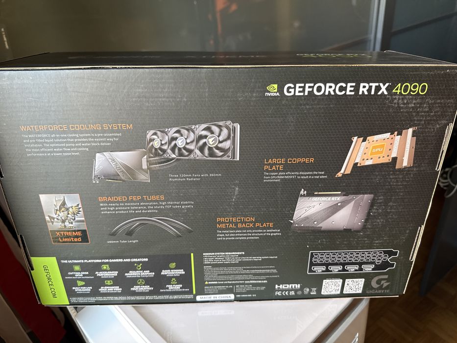 Aorus RTX 4090 XTREME water cooled