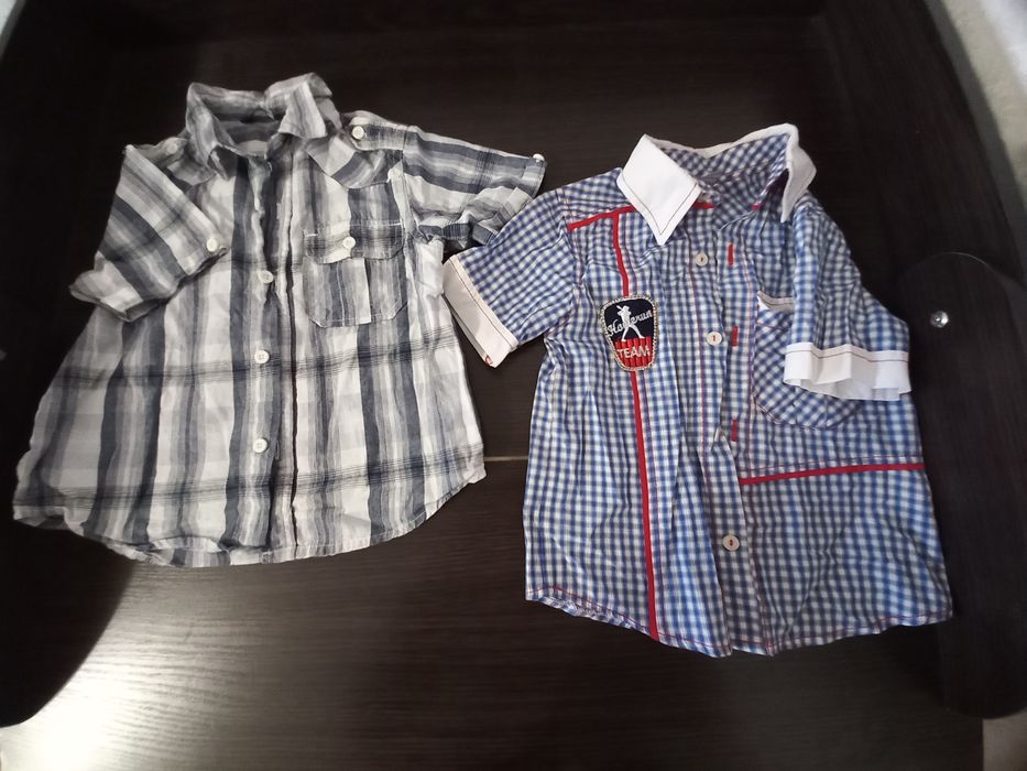 Рубашки летние на мальчика 4-5 лет