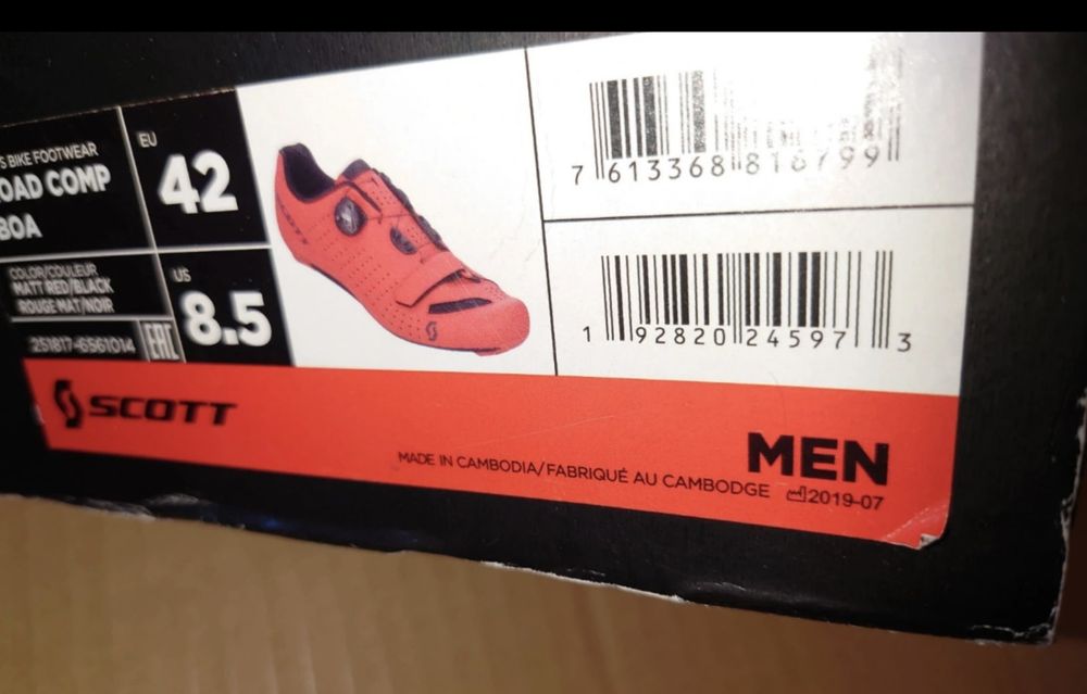 - 100% Buty rowerowe Scott Road Comp Boa 42