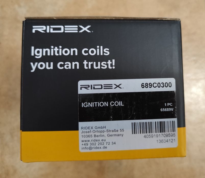 Bobina ignição marca RIDEX