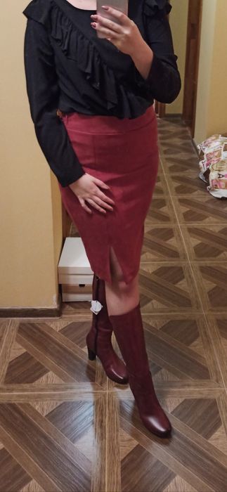 Спідниця під замш