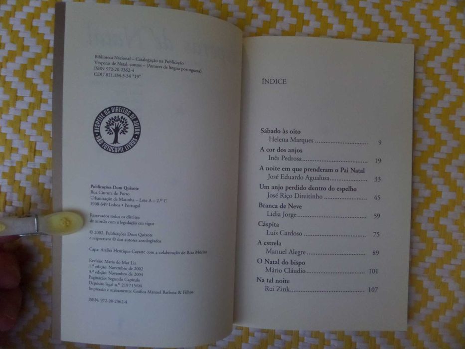 Vésperas de Natal - Contos-