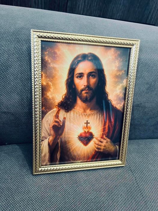 Piękny obraz z Jezusem Jezus obrazek religijny