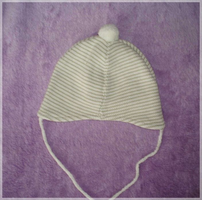 Czapka zimowa z ciepłą podszewką 42-44 roz.