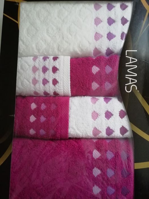 Jogo de Banho, 6 Toalhas, NOVO - 100% Algodão!