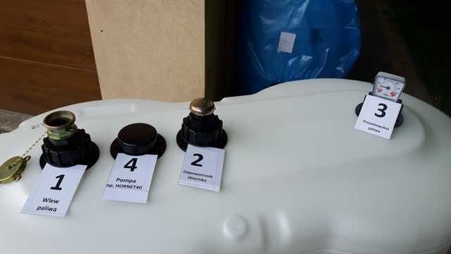 Zbiornik dwuścienny,dwupłaszczowy 1500l na paliwo:opałowy,ON, nowy, CE