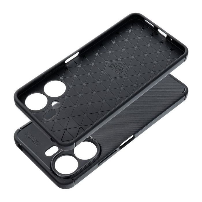 Futerał CARBON PREMIUM do XIAOMI Redmi 13C / POCO C65 czarny