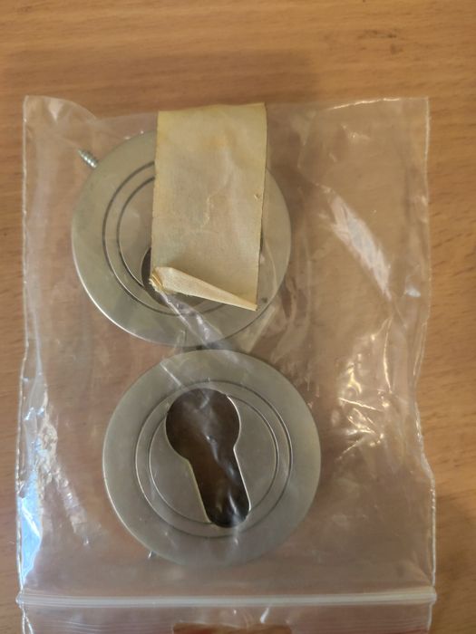 Szyld do wkladki DIN srebrny