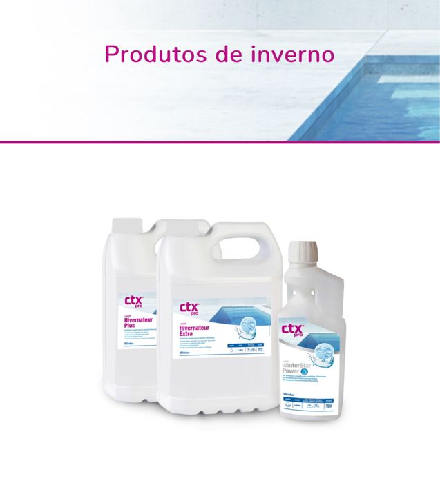 Produtos tratamento piscina