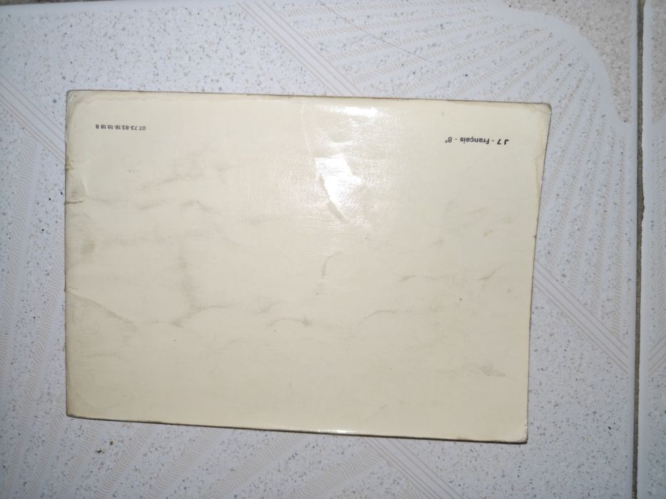 Manual Instruções Peugeot J7