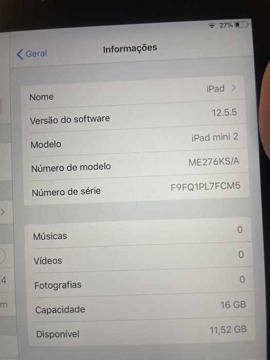 Ipad mini 2 como novo446840059148390401