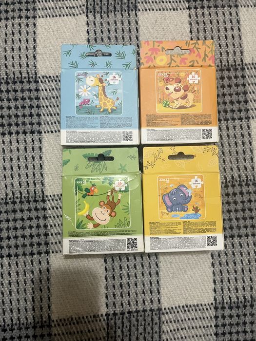 Набір пазлів з тваринами на 16 елементів від Dodo