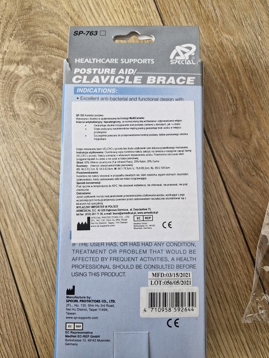 Korektor  postawy. Korygowanie wad postawy