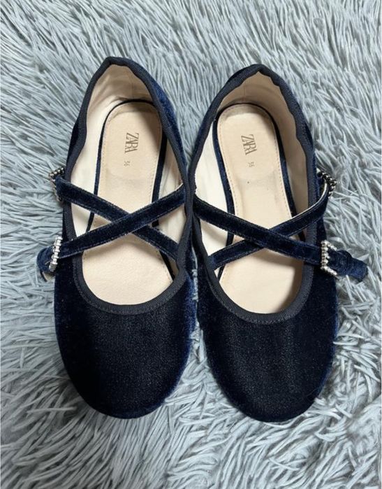 Туфельки замшеві zara