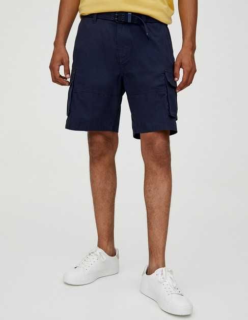 Шорти PullAndBear темно-сині розмір 42