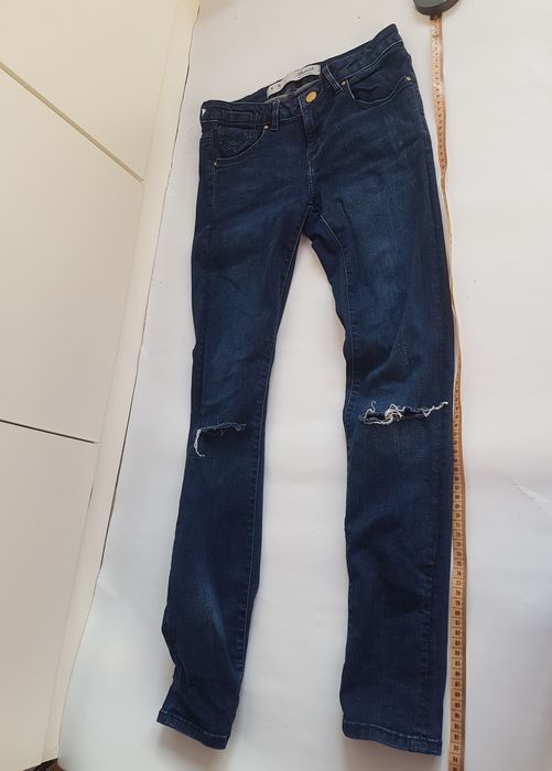 Jeansy  Denim Co. granat, 36/34