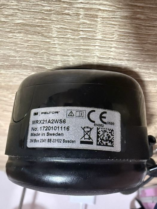 Активні наушники на шолом 3M peltor ws alert xp бу