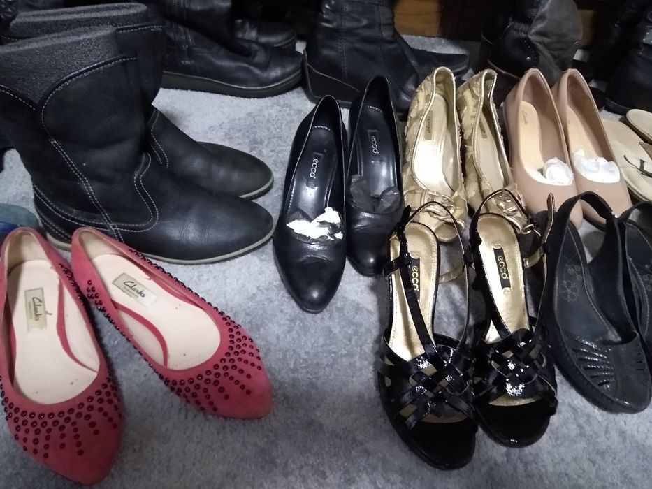 Ecco, Geox, Clarks, Braska, Camper, Mexx лот обуви 35,5-36 размер