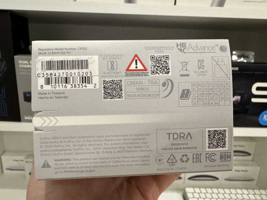 Екшен-камера GoPro 13 Black CHDHX-132 Polar White Нова Магазин