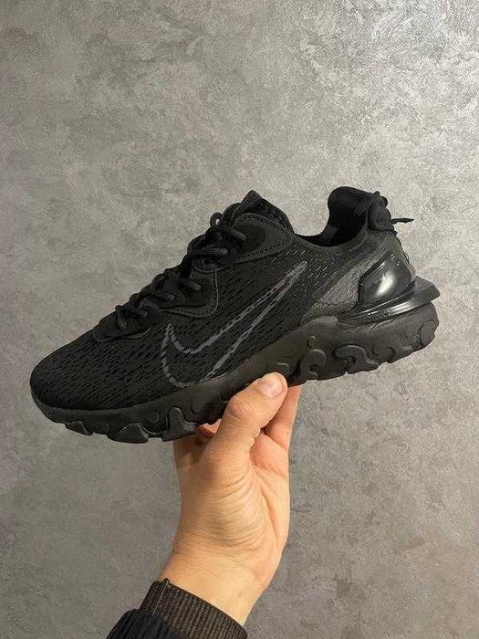 !SALE! Nike React Vision Black 40 41 42 43 44 45 найк реакти черные