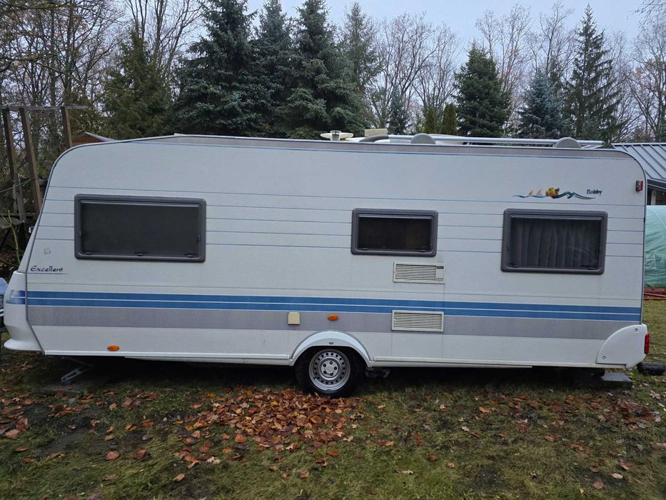 Sprzedam przyczepę Hobby Excellent Easy 540 mover markiza solar klima