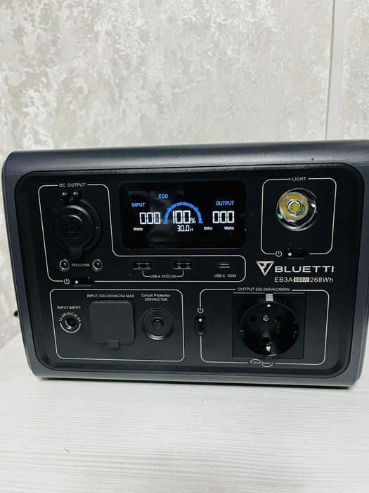Зарядна станція Bluetti EB3A 268Wh 600W