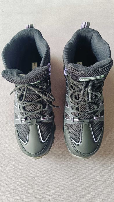 Czarne buty trekkingowe Hunter Peak Revive RT MidWP górskie